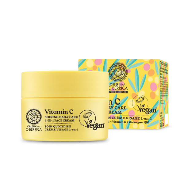 Shining Daily Care 2-in-1 Face Cream - קרם יום 2 ב-1 עם ויטמין C ו -Q10