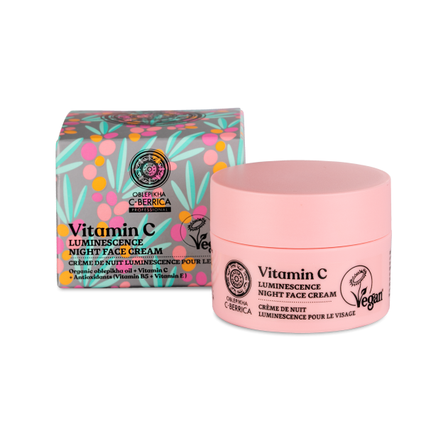 Luminescence Night Face Cream - קרם לילה זוהר עם ויטמין C